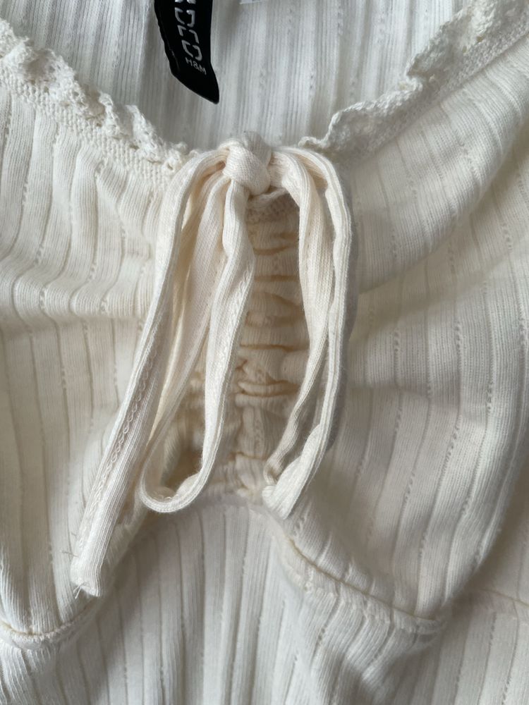 Бежеве коротке плаття H&M