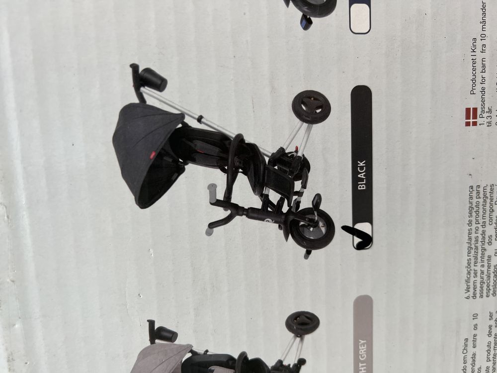Qplay nowa air rowerek wielofunkcyjny nowy kolor czarny do 25kg