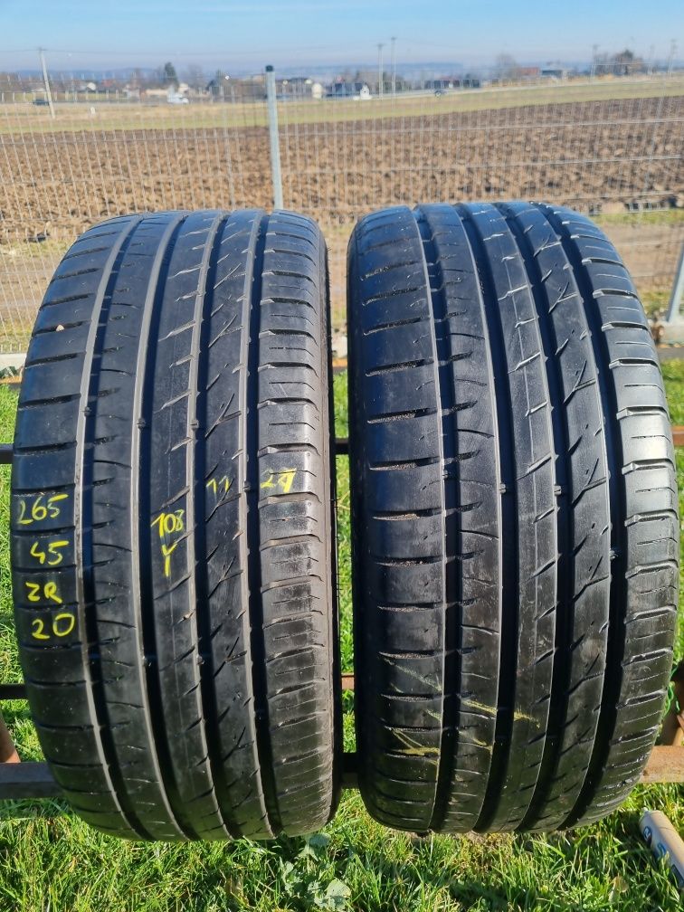 4szt opon letnich 2021 rok 265/45r20 Kumho HP91