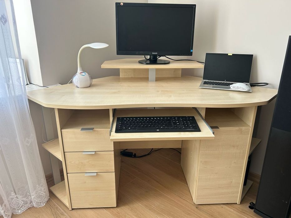 Biurko rogowe/ narożne- super stan