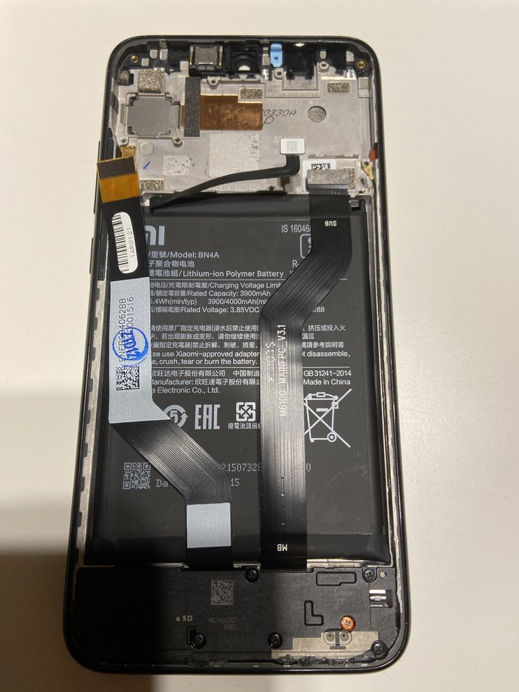 Wyświetlacz Lcd Xiaomi Redmi Note 7 uzbrojony oryginalny wymiana