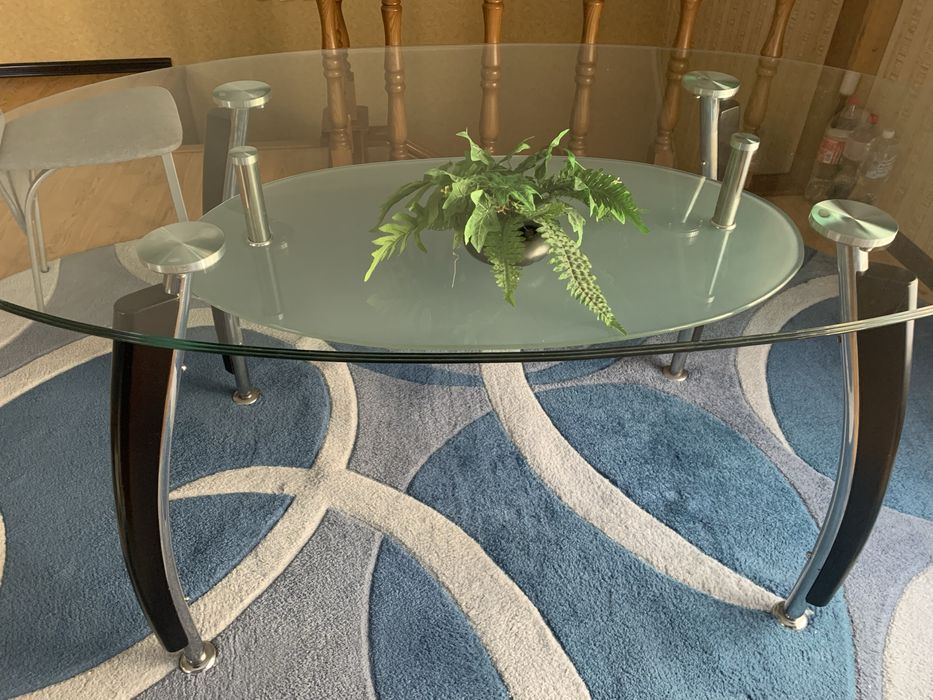 Стіл стіклянний ( б/в)