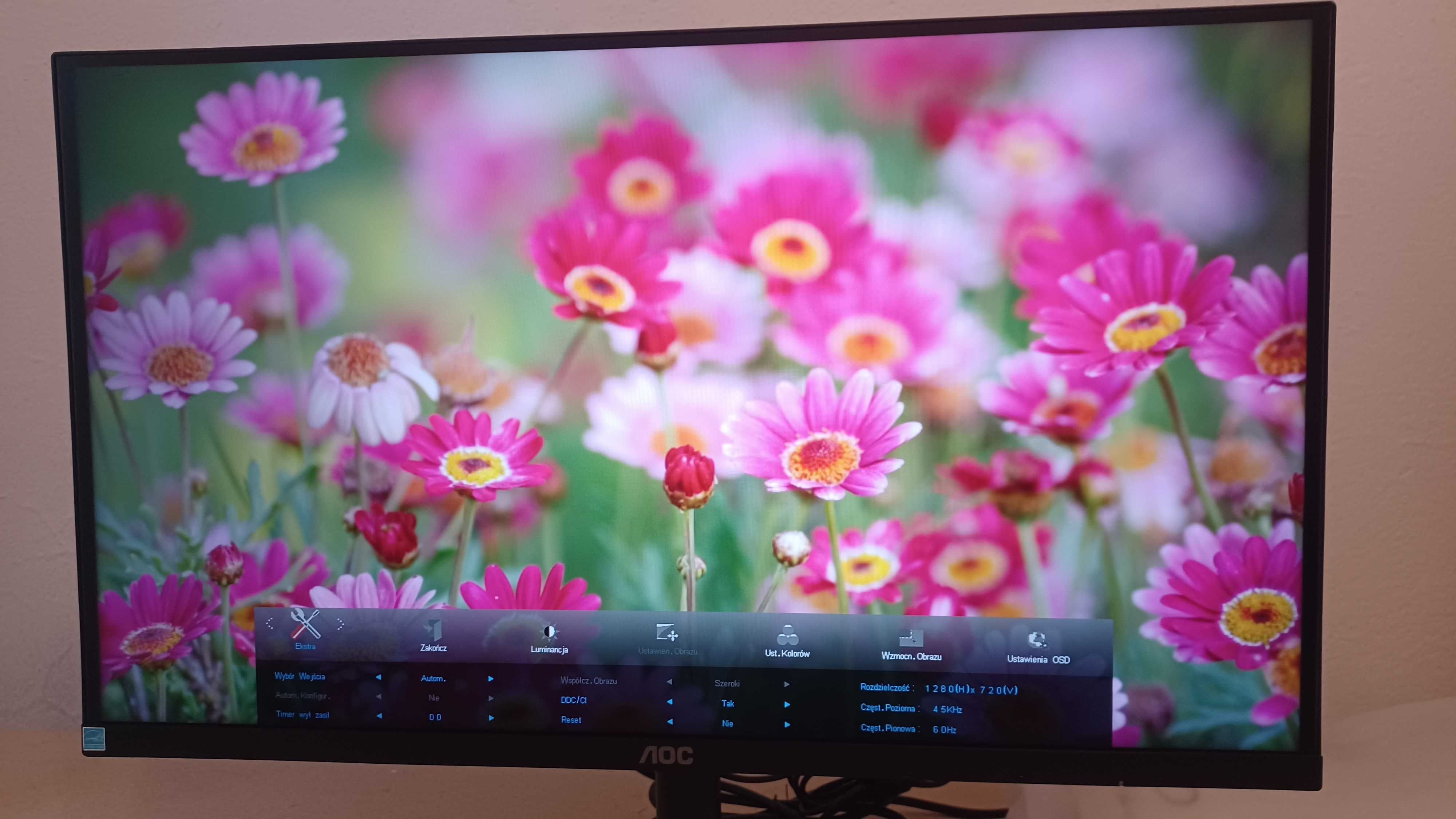 AOC 24 cale monitor