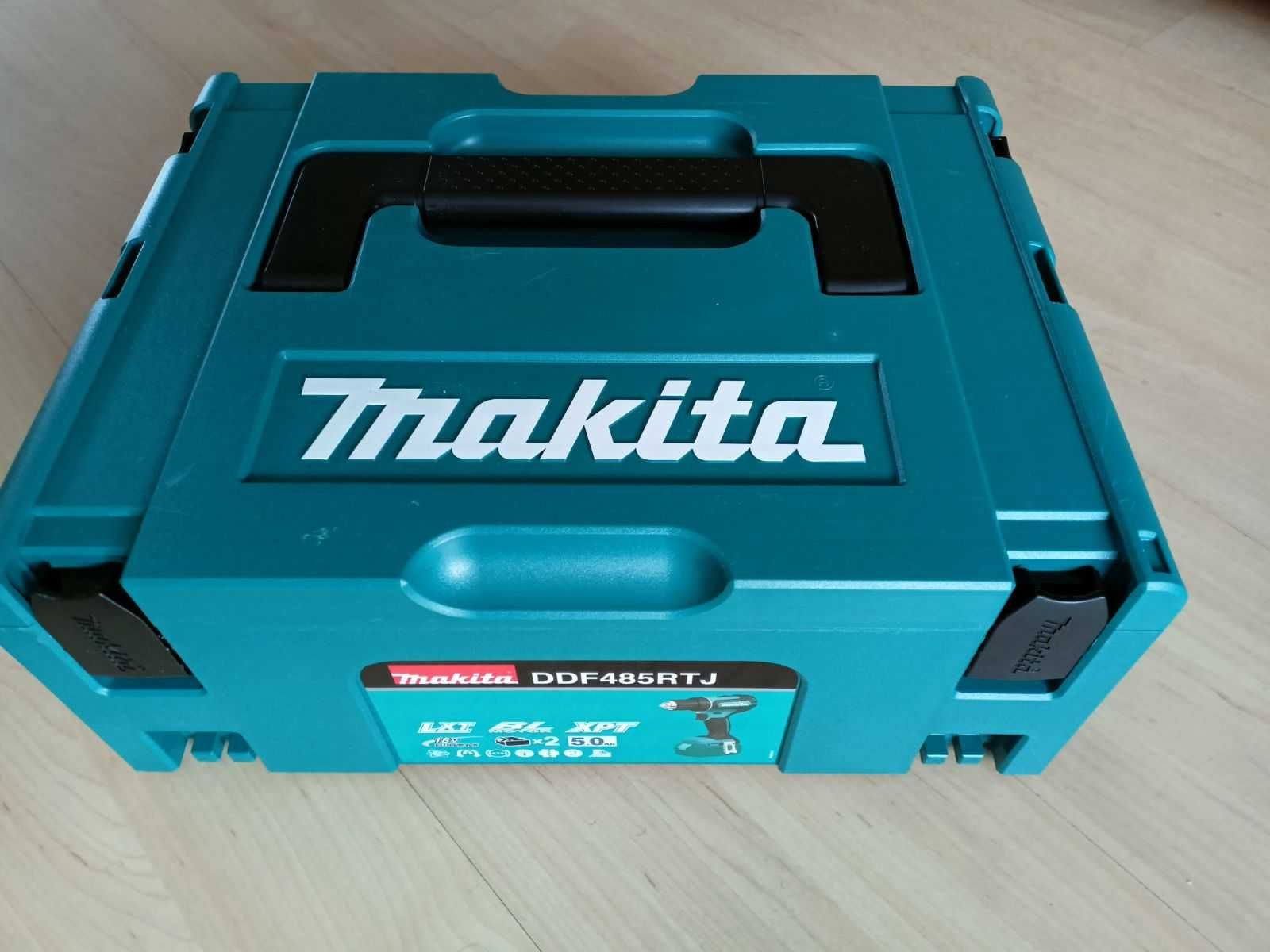 MAKITA DDF485RTJ wkrętarka 18V 2x5Ah 50Nm 2-BIEGI