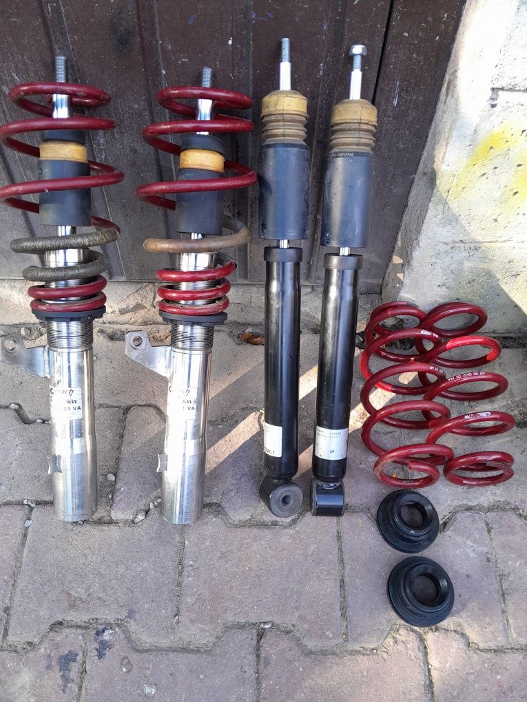 Zawieszenie gwintowane sprężyny amortyzatory AP KW audi a3 S3 golf 4 5
