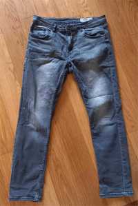 Spodnie jeans czarne męskie Livergy Slim Fit rozmiar 54