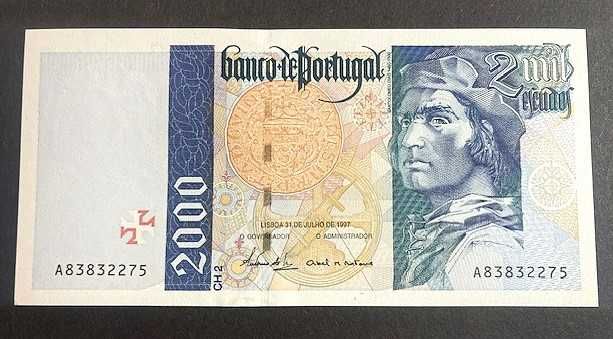 Notas Não Circuladas _ 2.000$00, 1.000$00 e 500$00 escudos
