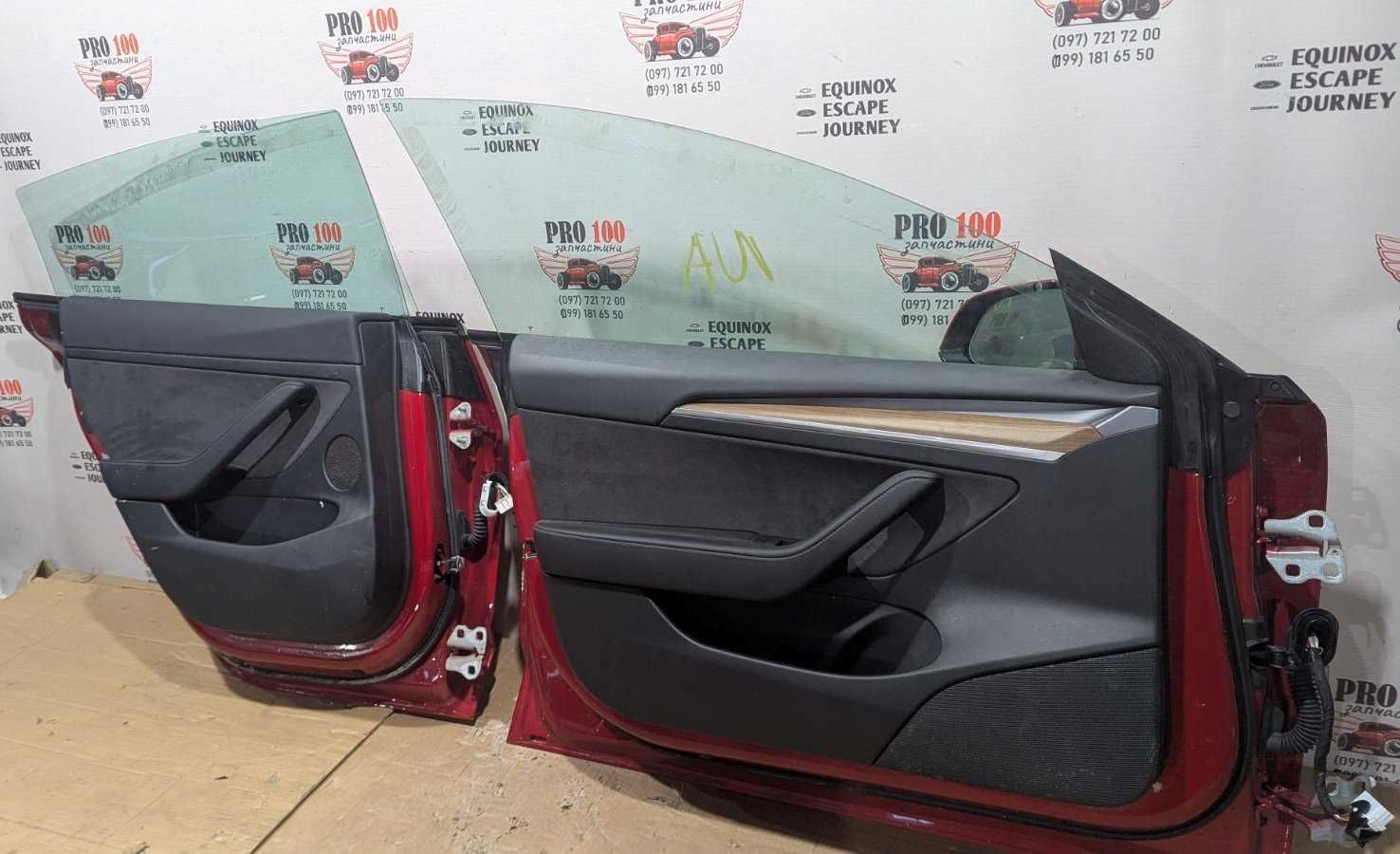 Двері взборі передні задні ліві дзеркало PPMR Тесла Tesla Model 3 18-