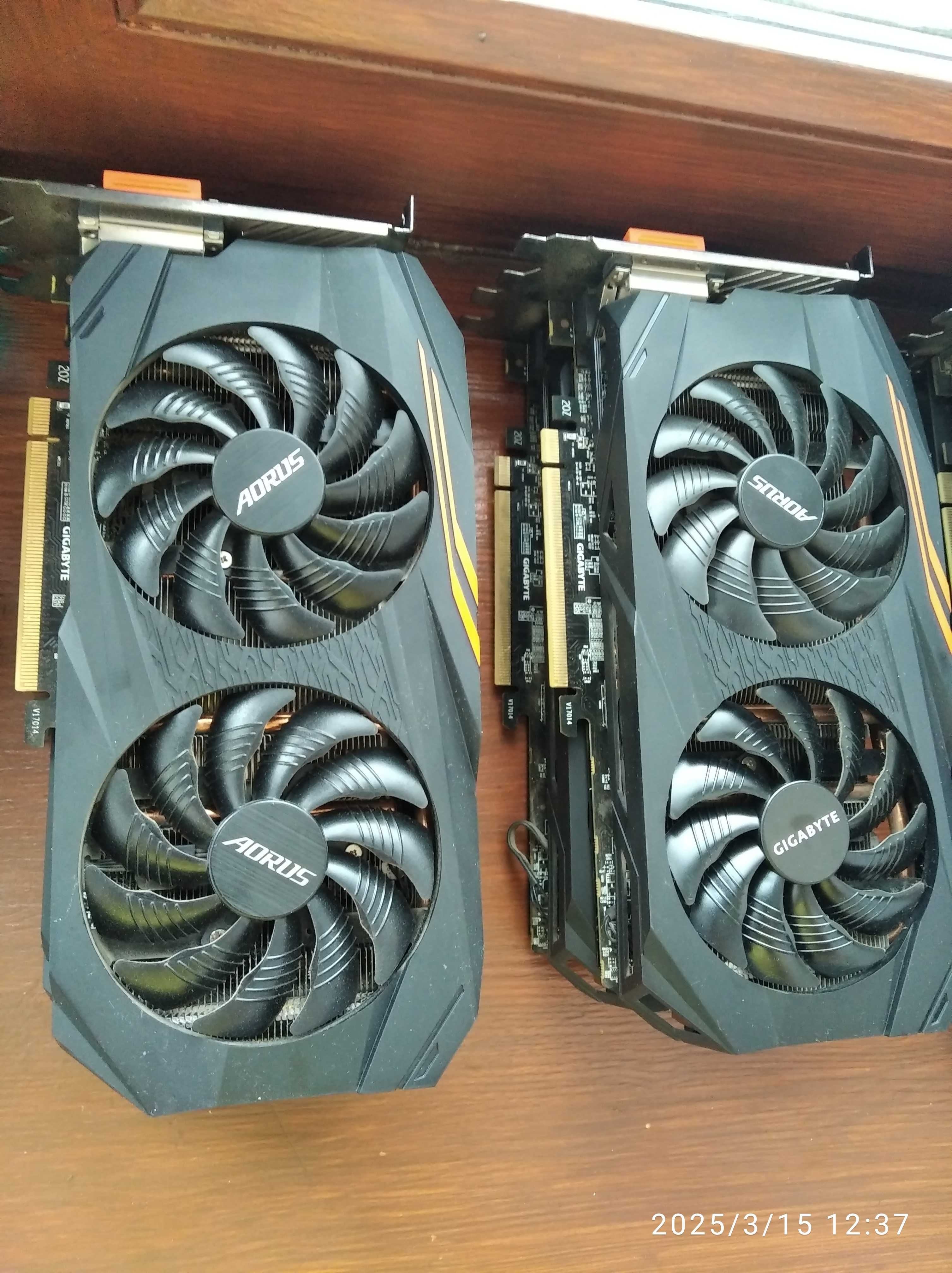 Видеокарта Gigabyte RX 570 4gb 256 bit, в наличии 4 штуки