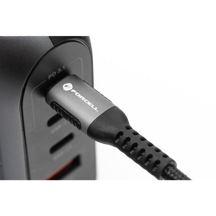 Kabel USB C do Lightning Forcell F-Energy PD 3A 27W Cafule 2 m C259