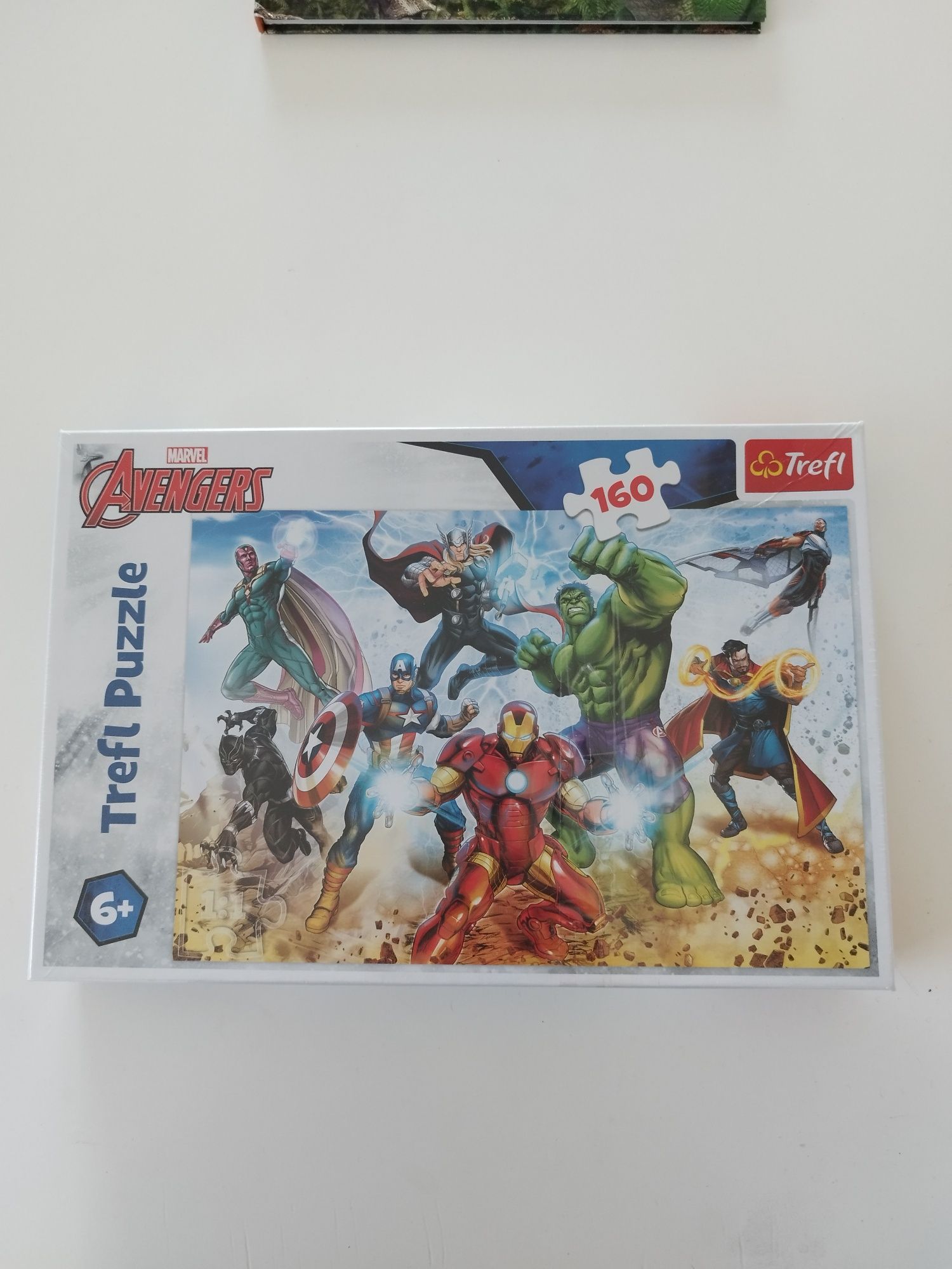 Nowe Puzzle Avengers 6+ 160 elementów Puzzle dla dzieci Puzle Marvel