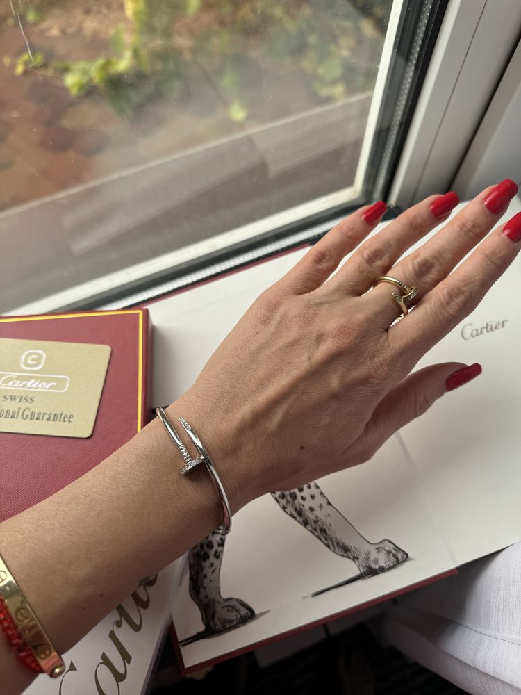 Браслет в стиле Cartier картье серебро 925 новый
