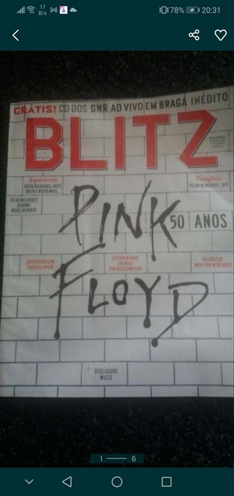 Revistas blitz e itens assinados