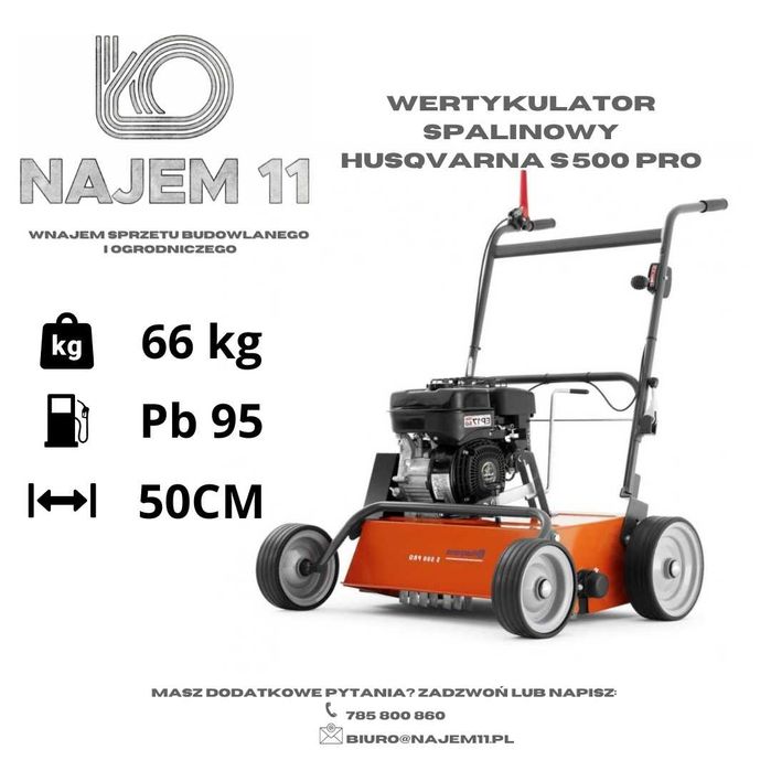 ***WYNAJEM - Wertykulator spalinowy***