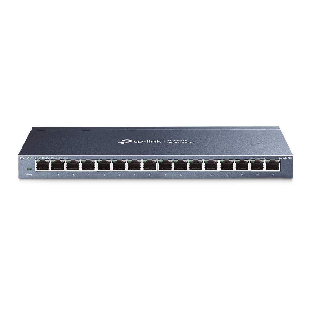 Switch TP-Link TL-SG116 Gigabit Ethernet de 16 portas