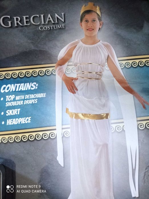 Grecka tunika Mitologia strój karnawałowy przebranie rozm. 134 -146