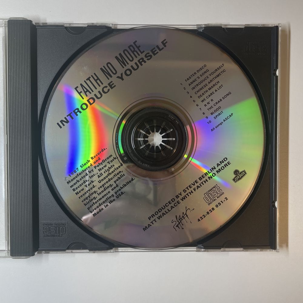 Faith No More Introduce Yourself CD