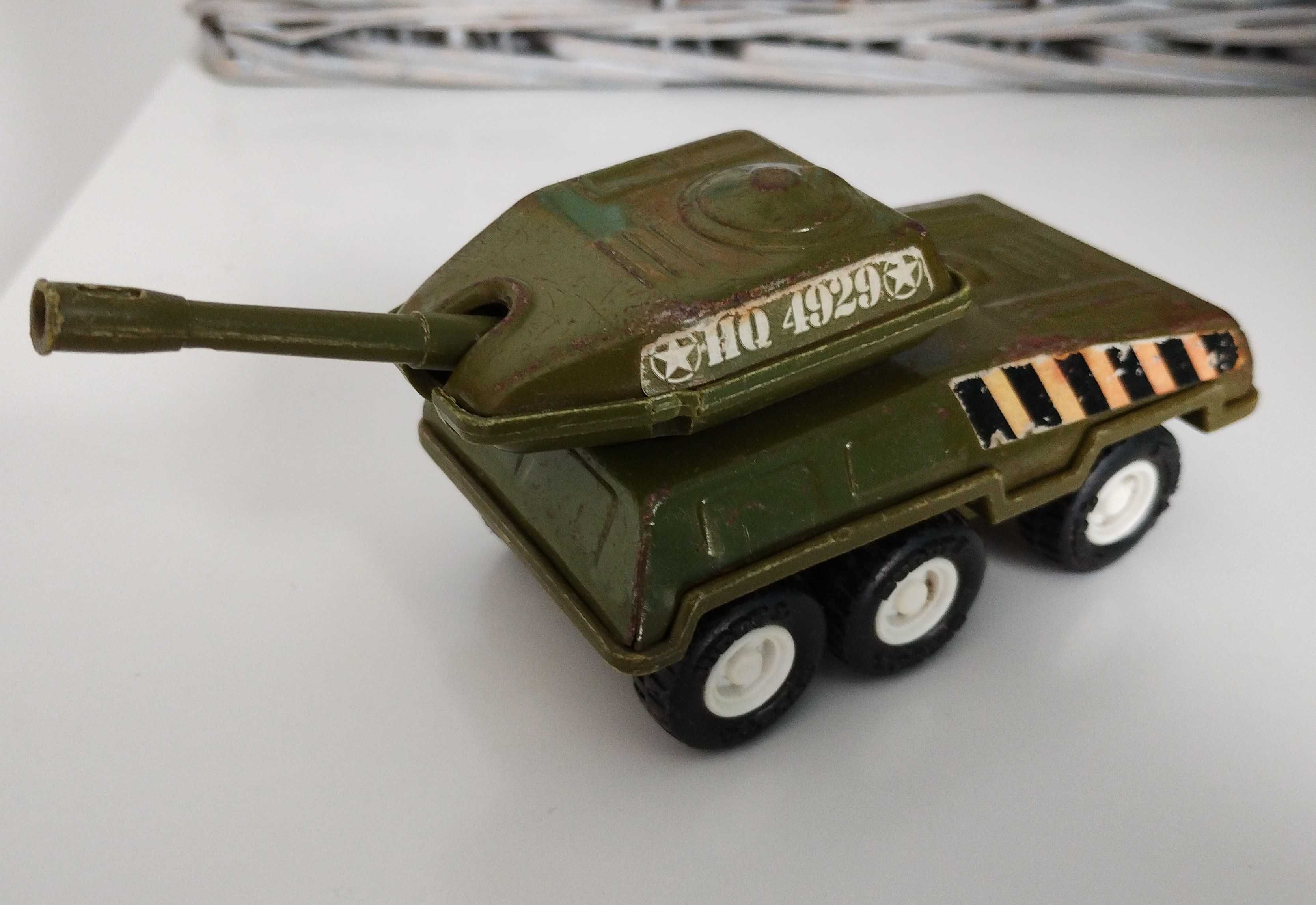made in Japan metalowy czołg transporter wóz pancerny Buddy retro prl