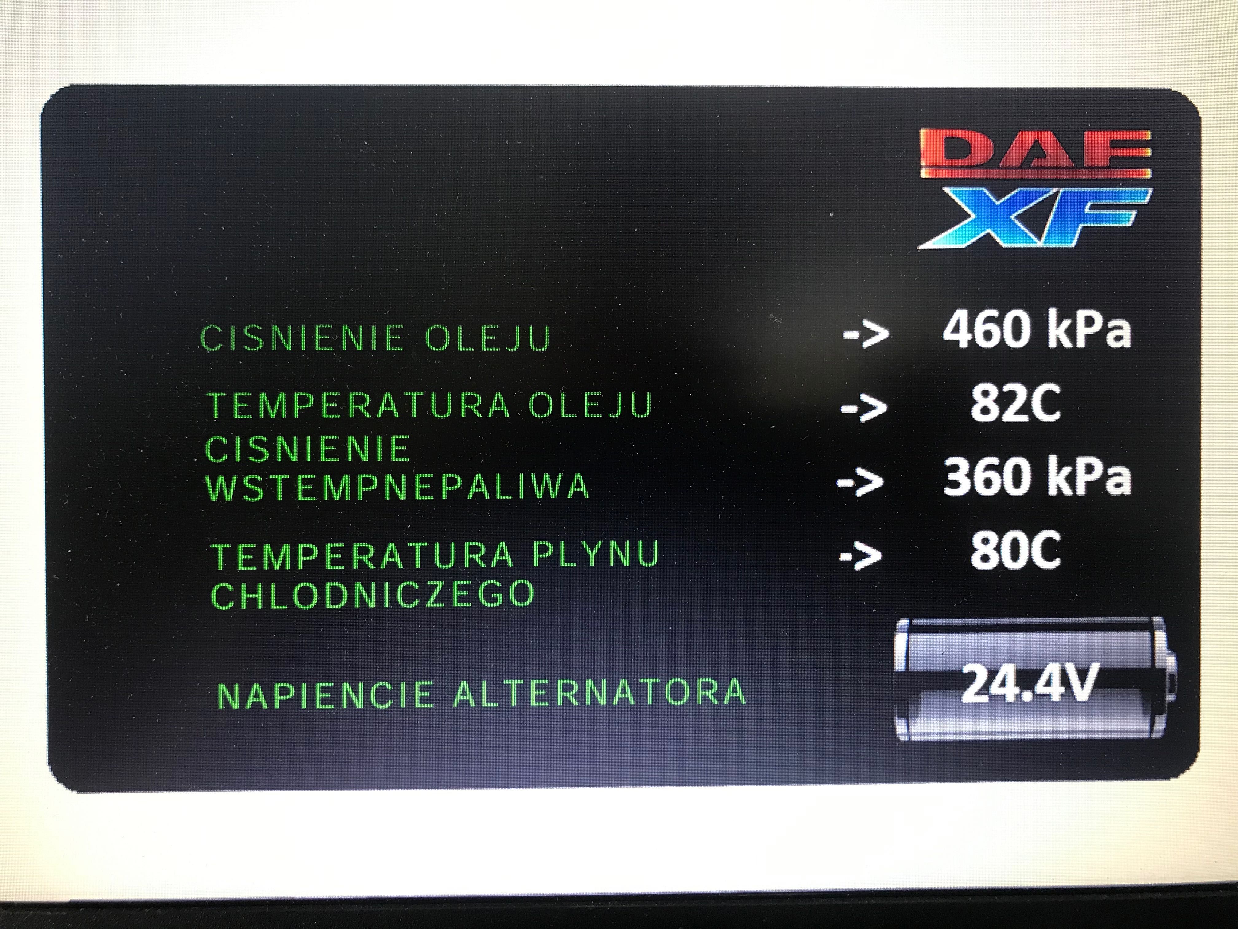 Wyświetlacz Licznik Zegary DAF EURO 3-5