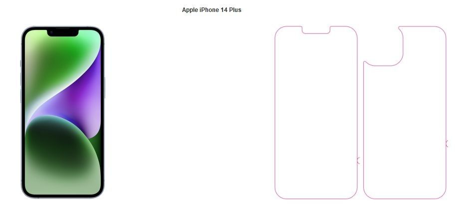 Folia Ochronna ZAGG Ultra Clear+ do iPhone 14 Plus Przód / Tył