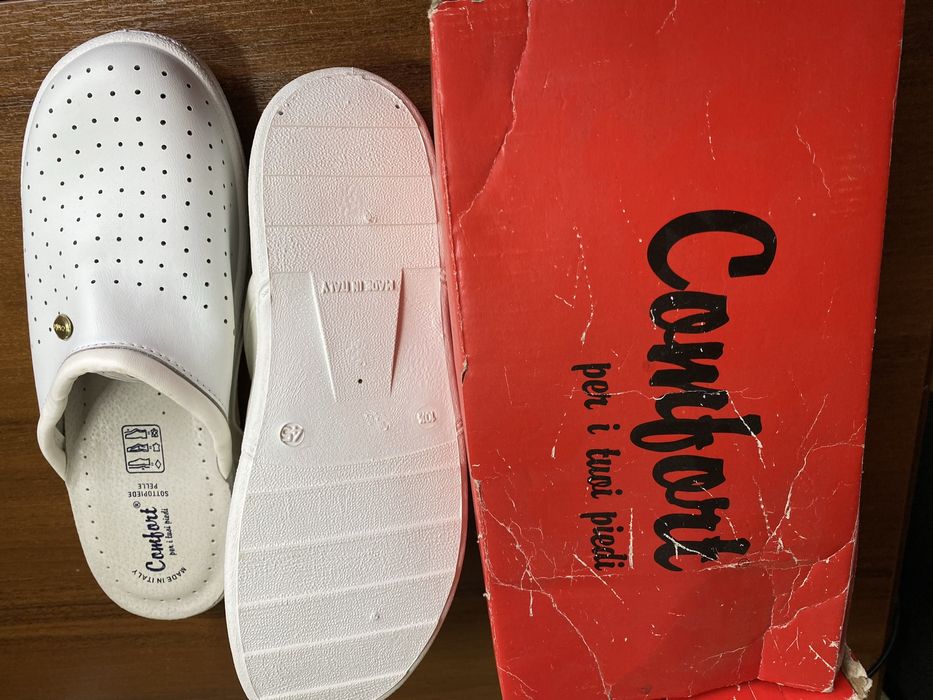 Сабо медичні шкіряні чоловічі 45 р