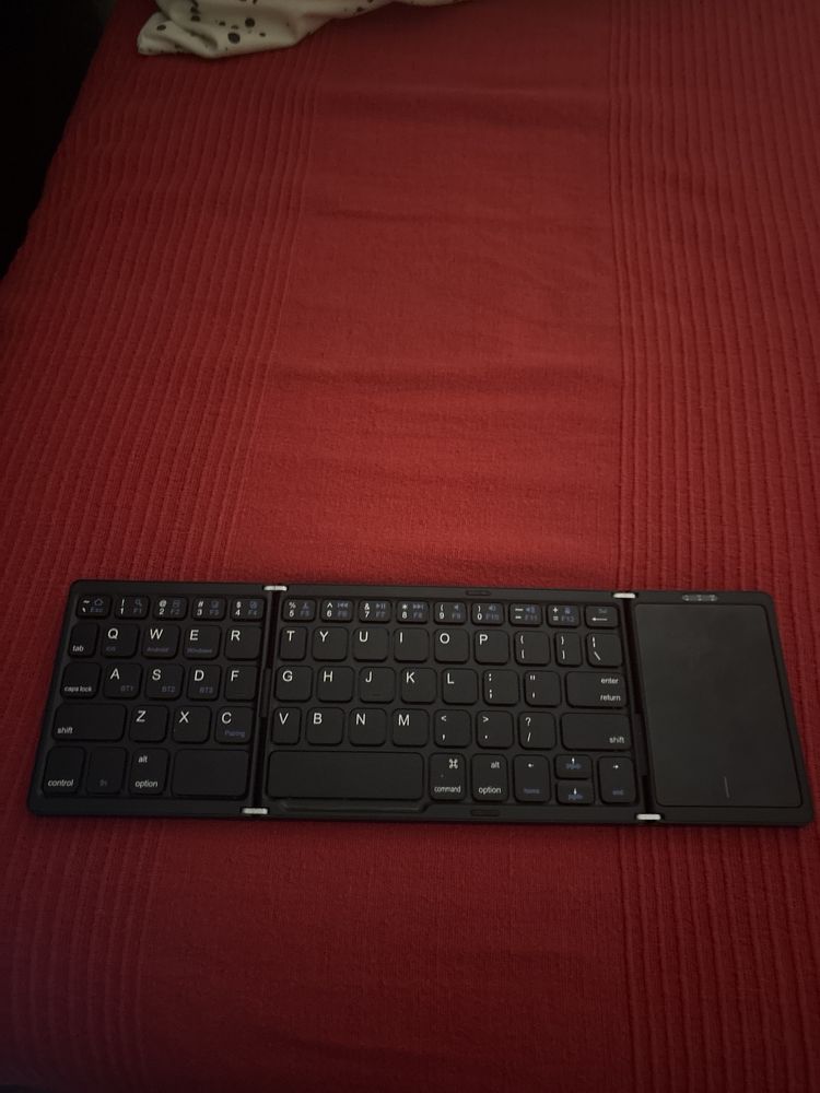 Teclado bluetooth dobravel