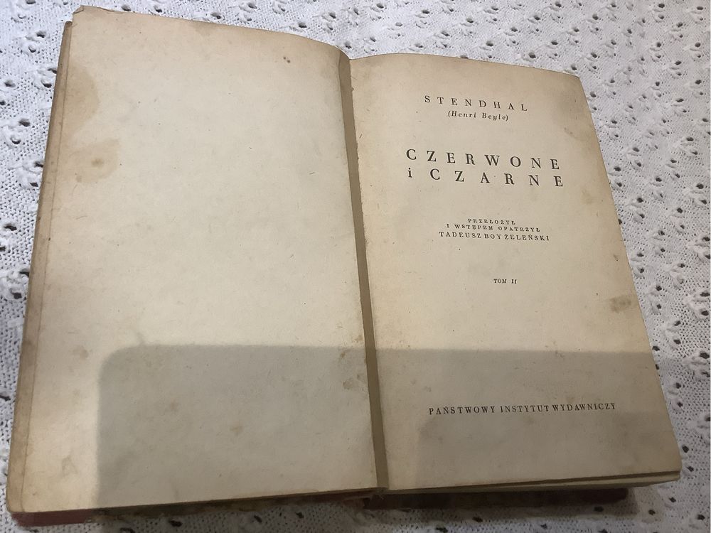 Czerwone i czarne Stendhal tom II