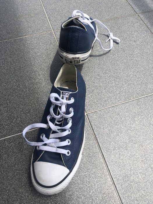 Sapatilhas All Star azuis em pele