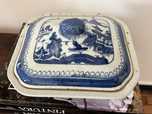 Porcelana Chinesa Blue Canton Sec XIX