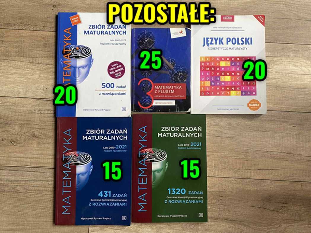 KSIĄŻKI / PODRĘCZNIKI do szkoły średniej (Liceum, Technikum)