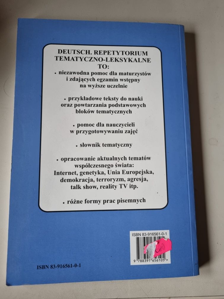 Deutsch Repetytorium tematyczno-leksykalne