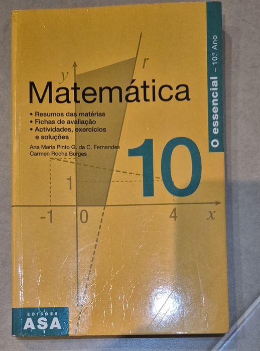 Matemática 10.°ano - o essencial
