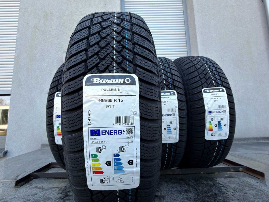 Zimowa 195/65R15 Barum Polaris 6 prod. 2025rok! 91T C,C,72db gwaran