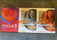 Książki New password i focus 3 do klasy 2/3 liceum