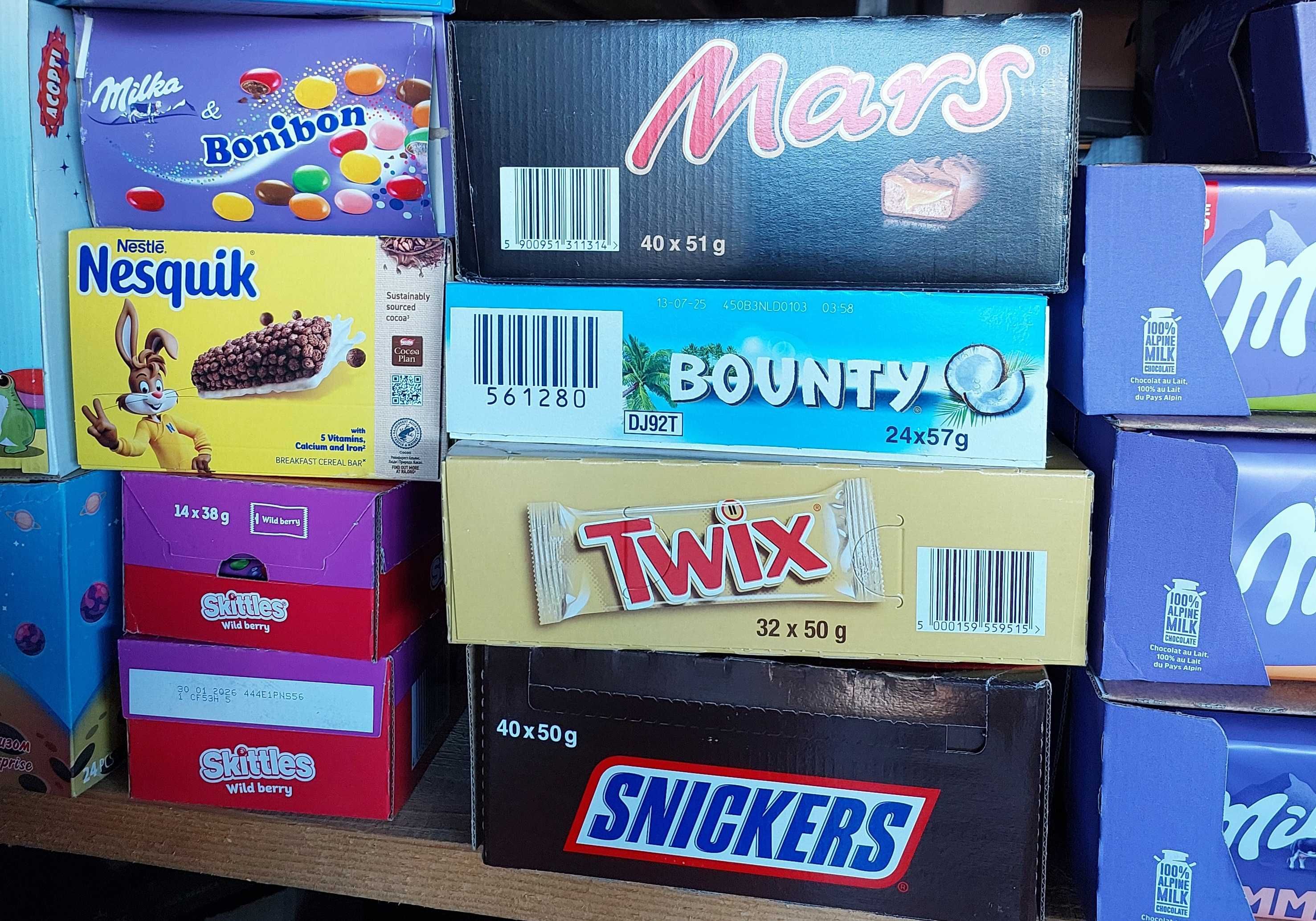 Milka Шоколад (велика, мала) 300г. 100г. в асортименті (мілка, милка)