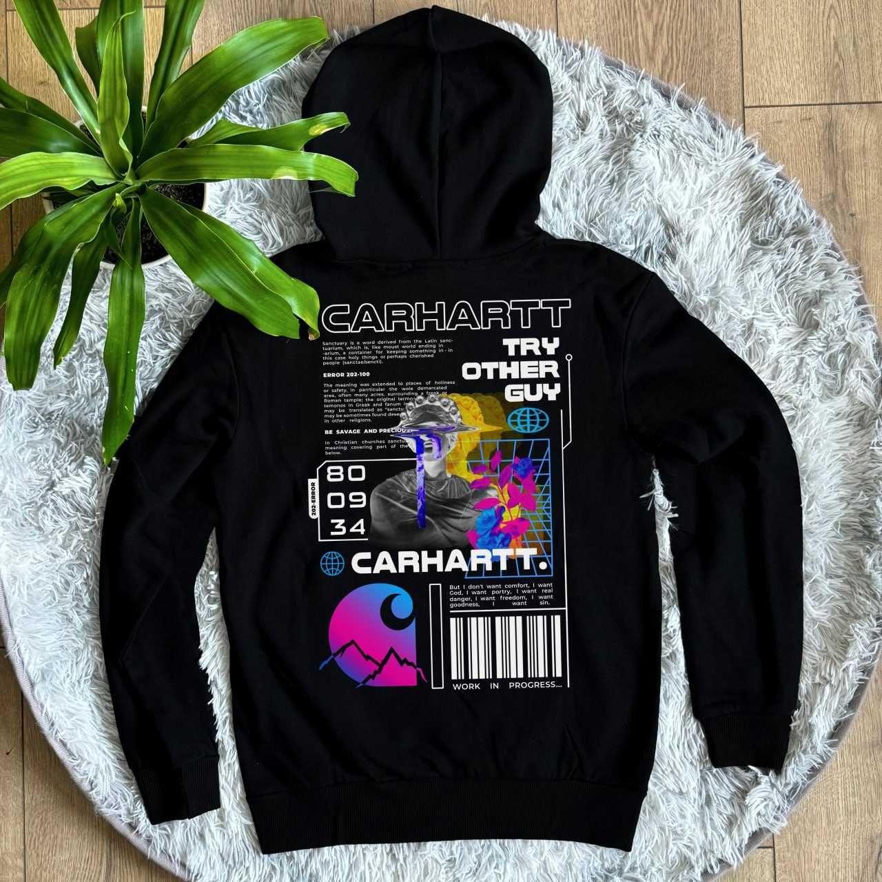 Новое Худи Carhartt Grim Reaper (XS S M L XL) Кофта зипка Кархарт