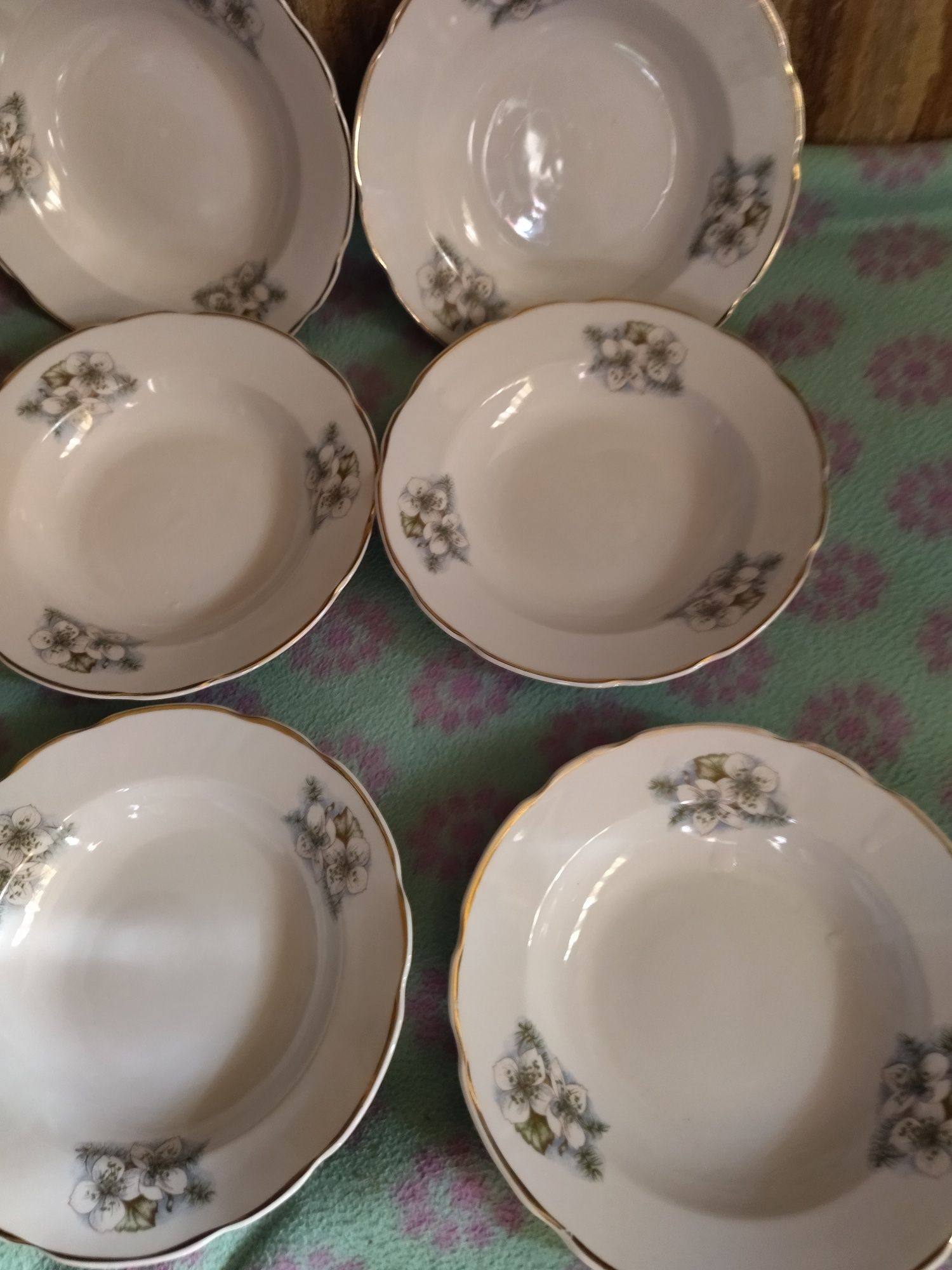 Новый супер красивый набор фарфор тарелок для первого Коростень