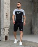 Чоловічий літній спортивний костюм Nike (футболка + шорти)