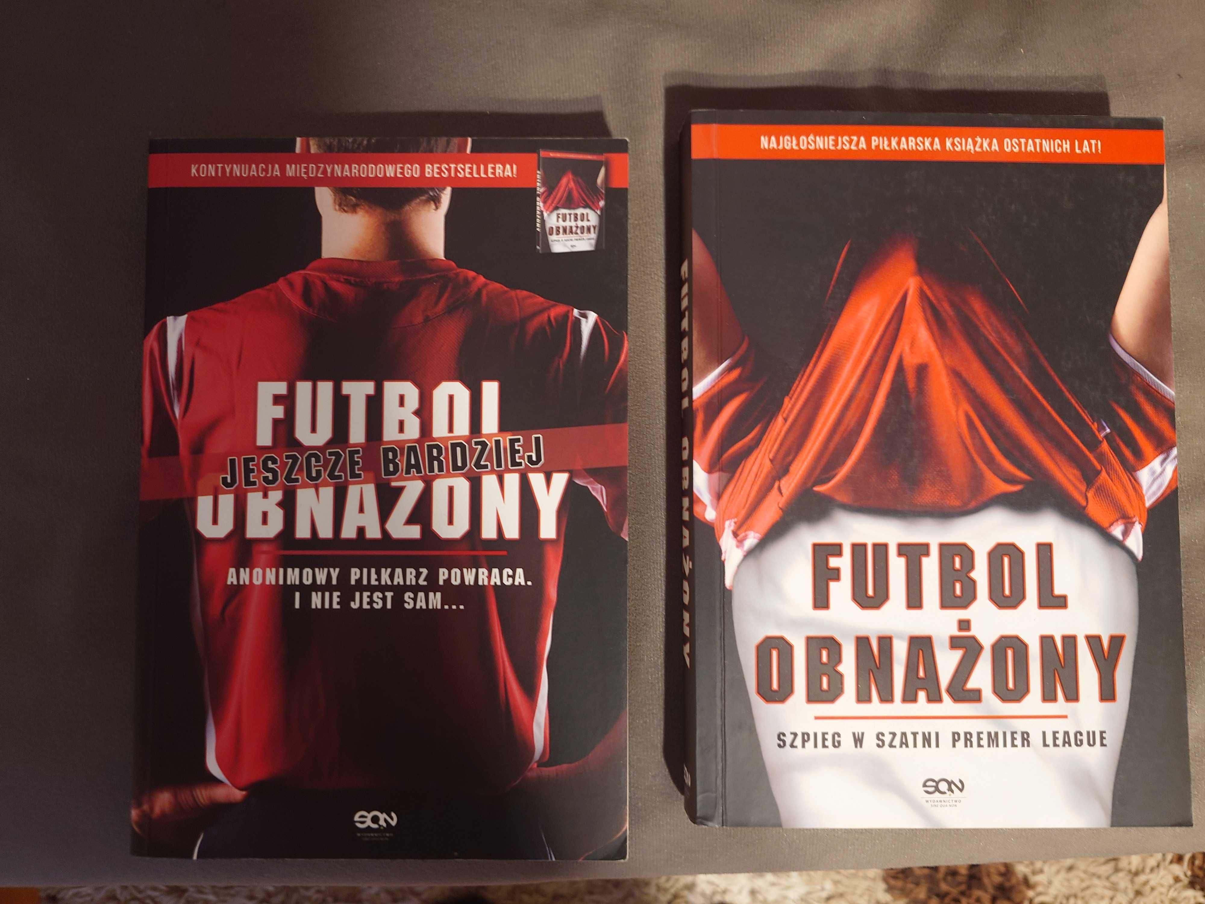 2 x książka Futbol obnażony Premier League