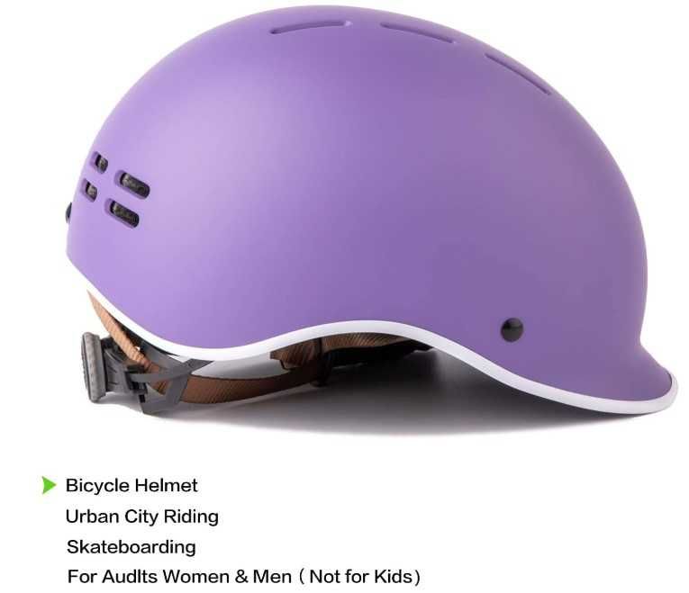 Kask rowerowy OnBros rozmiar 56-61cm kolor fioletowy