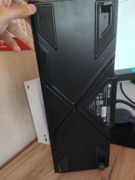 Klawiatura Corsair k70 mk.2 rgb, podkładka chłodząca