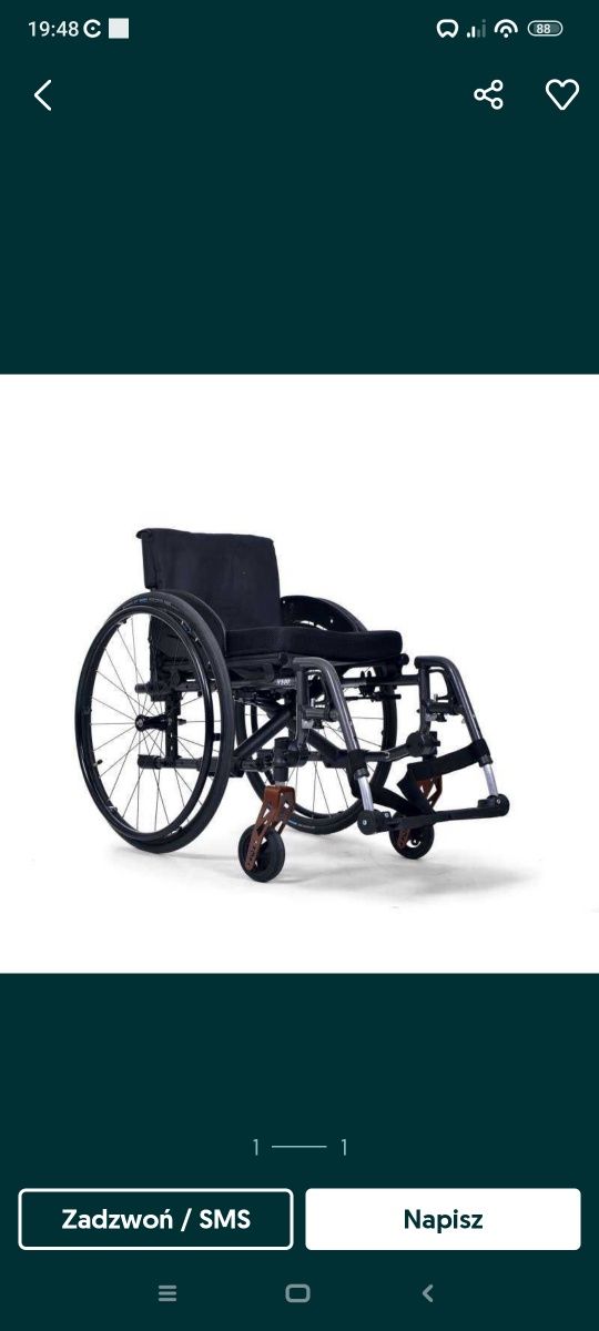 Nowy Super lekki wózek inwalidzki Promocja aktywny V500 Active