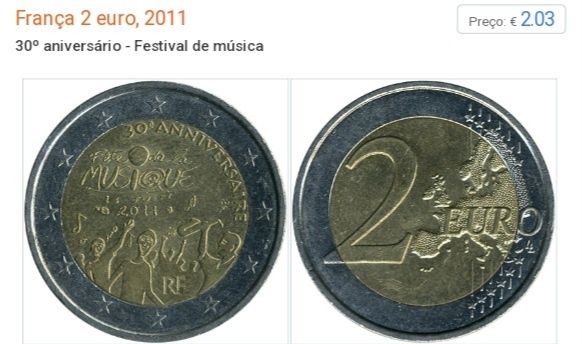 Moeda 2€ França, 2011