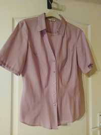 Bluzeczka fioletowa koszulowa zapinana na guziki