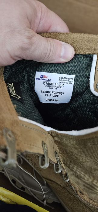 Берці військові зимові Belleville C755 .Розмір 43-46