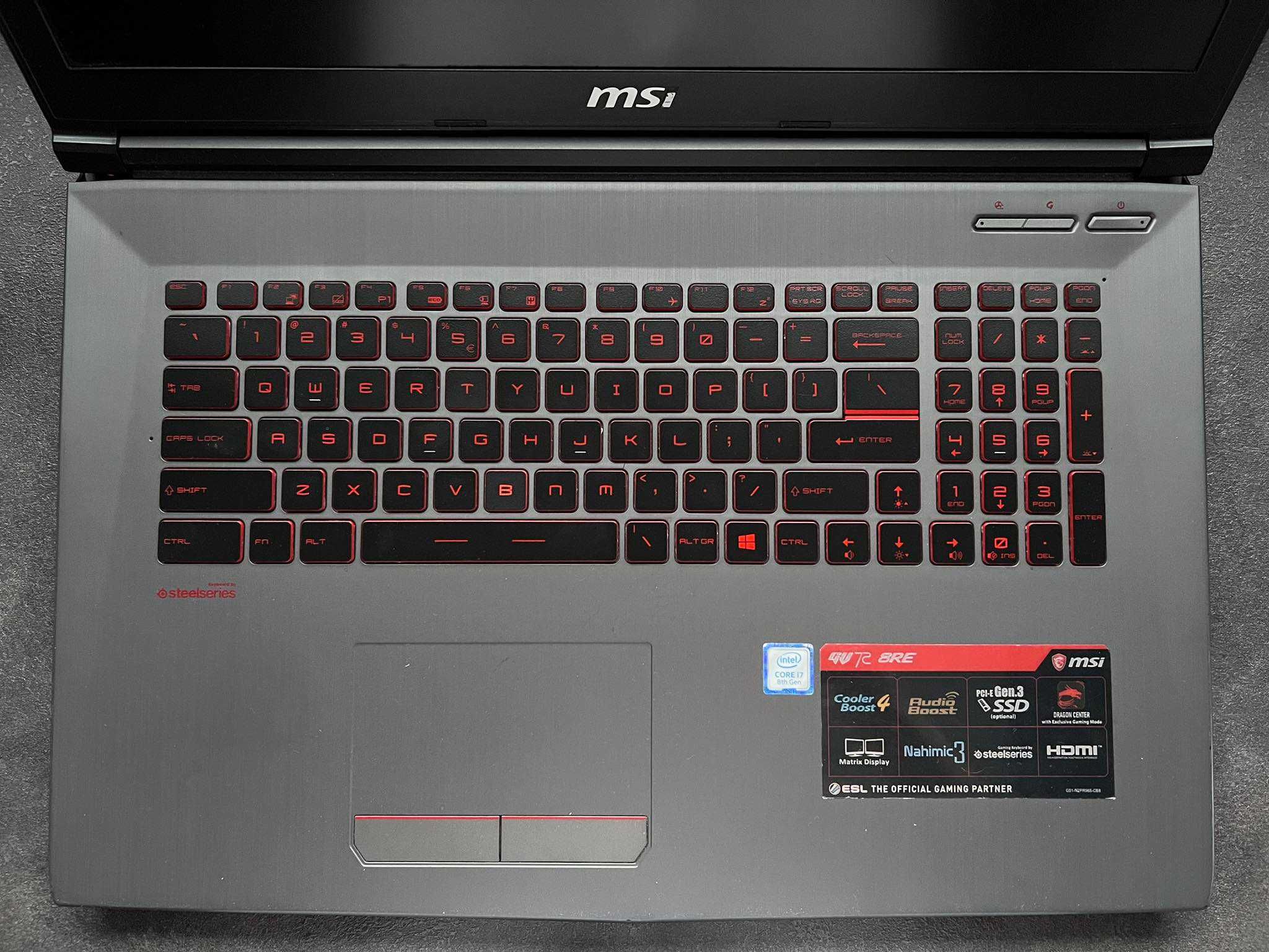 Laptop MSI GV72 8re  MSI GV72 8re