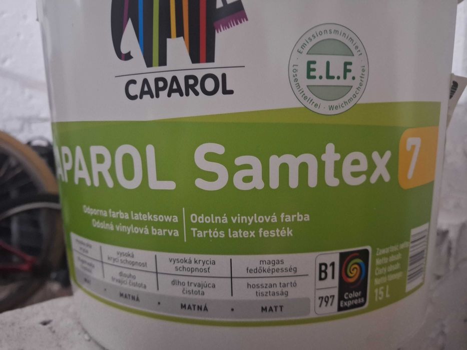Farba Caparol 15 L kolor szary