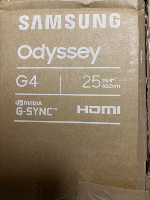 monitor Samsung Odyssey G4 24,5” 240 Hz  nowy z gwarancji