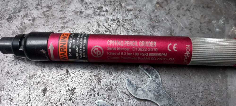 Mini szlifierka prosta pneumatyczna  Chicago Pneumatic-jak nowa!