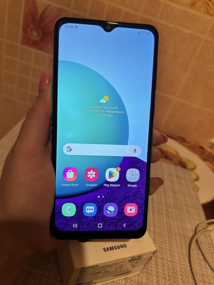 Samsung Galaxy A02 Blue 32 GB
